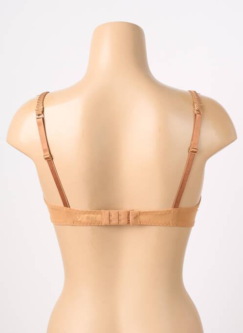 Soutien-gorge effet matière satinée haut soutien-gorge balconnet orange BARBARA femme