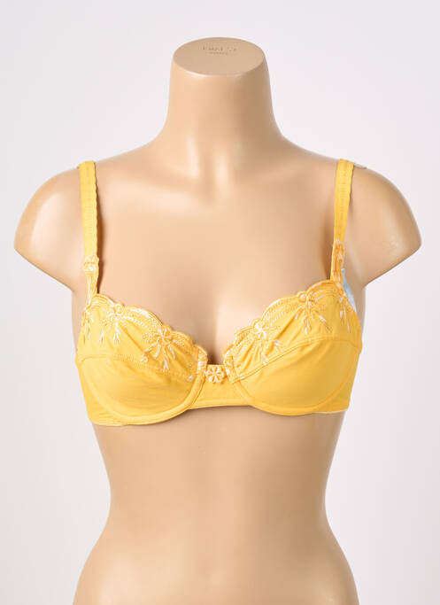 Soutien-gorge haut soutien-gorge balconnet haut soutien-gorge balconnet jaune LOU femme