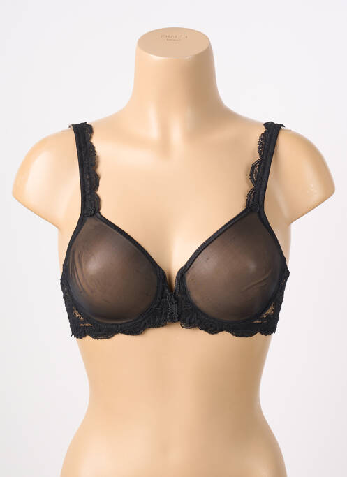 Soutien-gorge légère et transparente haut soutien-gorge emboitant noir LISE CHARMEL femme