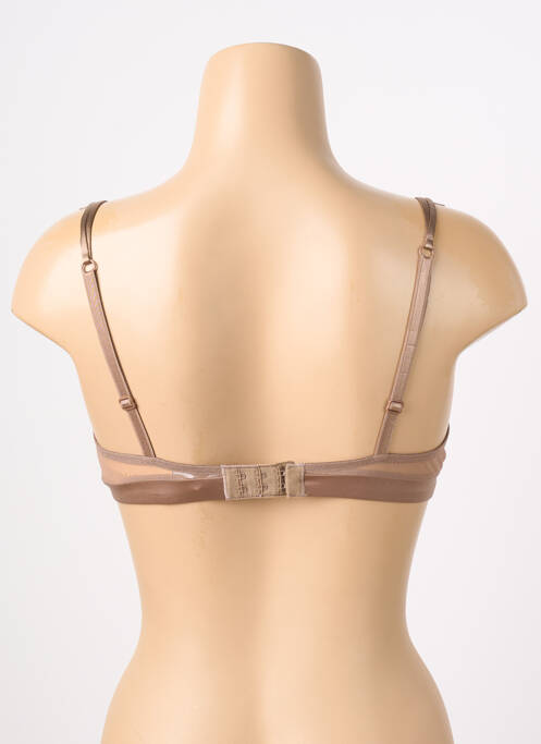 Soutien-gorge effet matière satinée haut soutien-gorge balconnet chair LISE CHARMEL femme