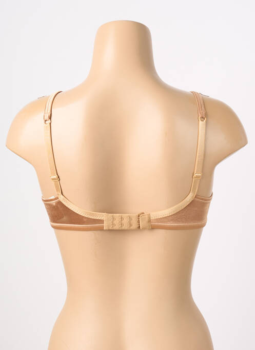 Soutien-gorge effet matière satinée haut soutien-gorge emboitant chair LEJABY femme