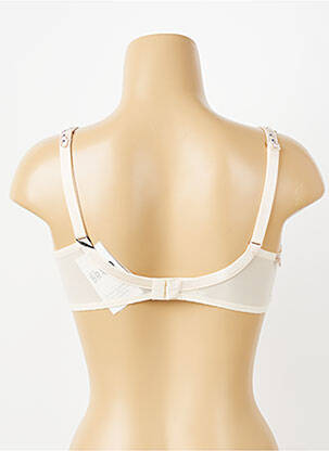 Soutien-gorge effet matière satinée haut soutien-gorge emboitant beige LOUISA BRACQ femme