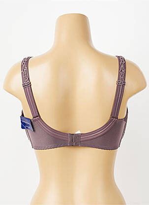 Soutien-gorge broderie haut soutien-gorge emboitant violet PRIMADONNA femme
