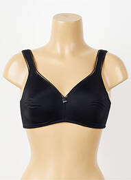 Soutien-gorge sans armature haut soutien-gorge emboitant noir FELINA femme