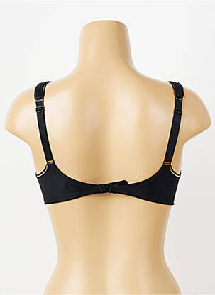 Soutien-gorge effet matière satinée haut soutien-gorge emboitant noir FELINA femme