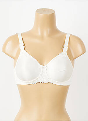 Soutien-gorge effet matière satinée haut triangles blanc CHANTELLE femme