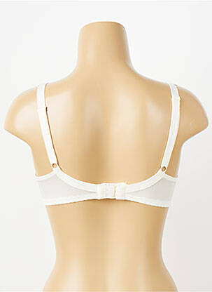 Soutien-gorge effet matière satinée haut triangles blanc CHANTELLE femme