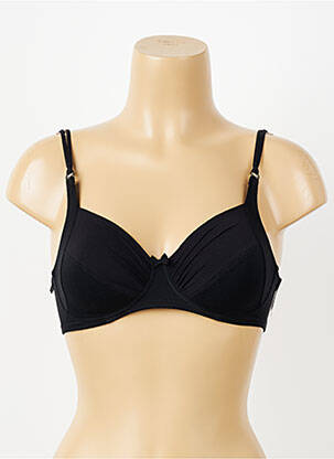 Soutien-gorge effet matière satinée haut soutien-gorge emboitant noir MARIE JO femme
