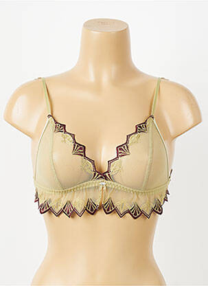 Soutien-gorge sans armature bralettes vert BARBARA femme