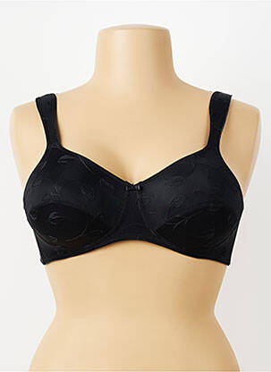 Soutien-gorge sans armature haut soutien-gorge emboitant noir FELINA femme