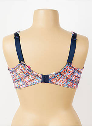 Soutien-gorge avec armature haut triangles bleu PRIMADONNA femme