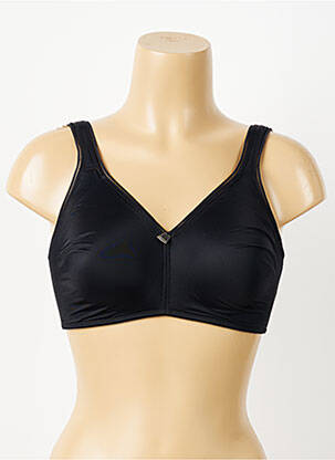 Soutien-gorge effet matière satinée haut soutien-gorge emboitant noir FELINA femme
