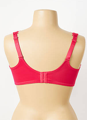 Soutien-gorge légère et transparente haut soutien-gorge emboitant rouge EMPREINTE femme