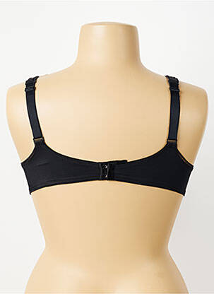 Soutien-gorge effet matière satinée haut soutien-gorge emboitant noir FELINA femme