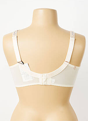 Soutien-gorge effet matière satinée haut soutien-gorge emboitant beige LOUISA BRACQ femme