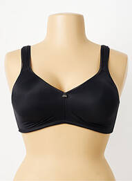 Soutien-gorge sans armature haut soutien-gorge emboitant noir FELINA femme