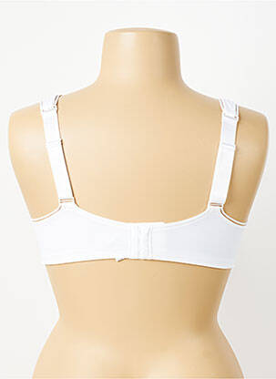 Soutien-gorge effet matière satinée haut soutien-gorge emboitant blanc FELINA femme