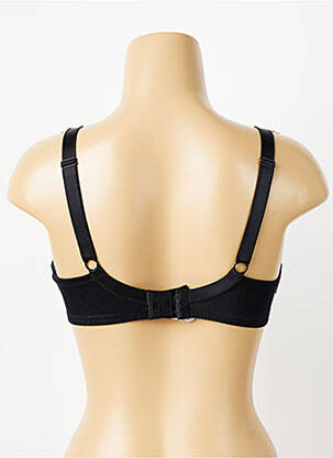 Soutien-gorge effet matière satinée haut soutien-gorge balconnet noir CHANTELLE femme