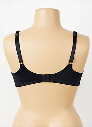 Soutien-gorge effet matière satinée haut soutien-gorge emboitant noir EMPREINTE femme