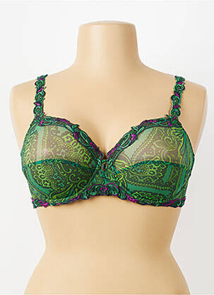Soutien-gorge légère et transparente haut soutien-gorge emboitant vert LISE CHARMEL femme