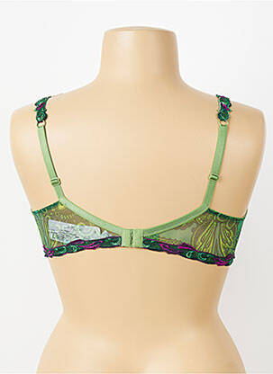 Soutien-gorge légère et transparente haut soutien-gorge emboitant vert LISE CHARMEL femme