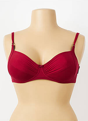 Soutien-gorge sans armature haut soutien-gorge emboitant rouge MARIE JO femme