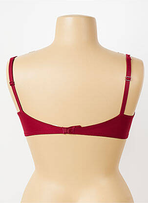 Soutien-gorge effet matière satinée haut soutien-gorge emboitant rouge MARIE JO femme