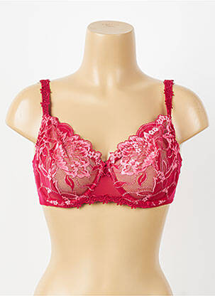 Soutien-gorge légère et transparente haut soutien-gorge emboitant rose SIMONE PERELE femme