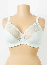Soutien-gorge légère et transparente haut soutien-gorge emboitant bleu PRIMADONNA femme