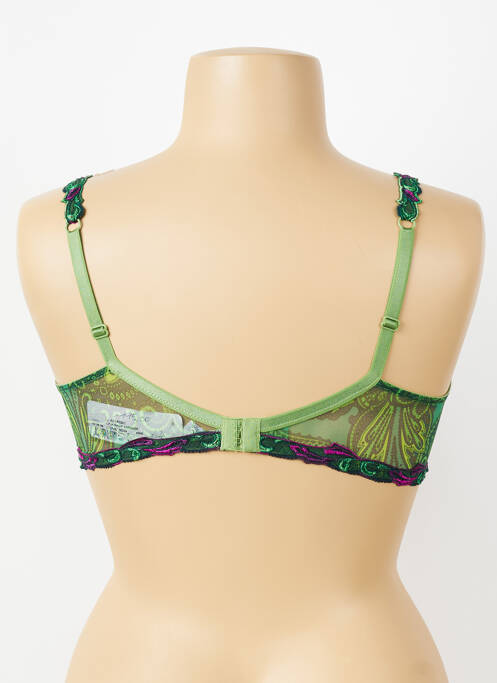 Soutien-gorge légère et transparente haut soutien-gorge emboitant vert LISE CHARMEL femme