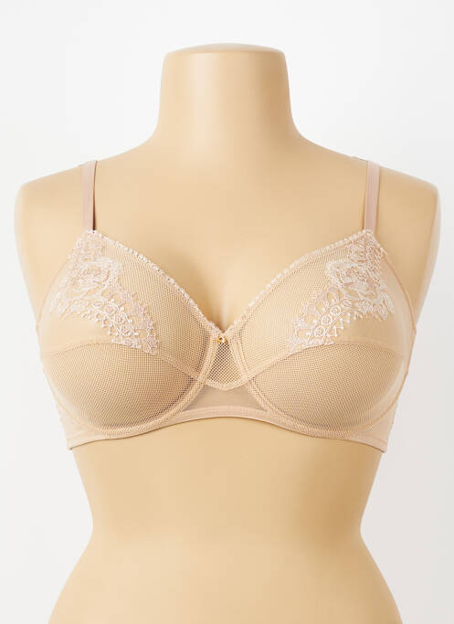Soutien-gorge légère et transparente haut soutien-gorge emboitant chair LISE CHARMEL femme