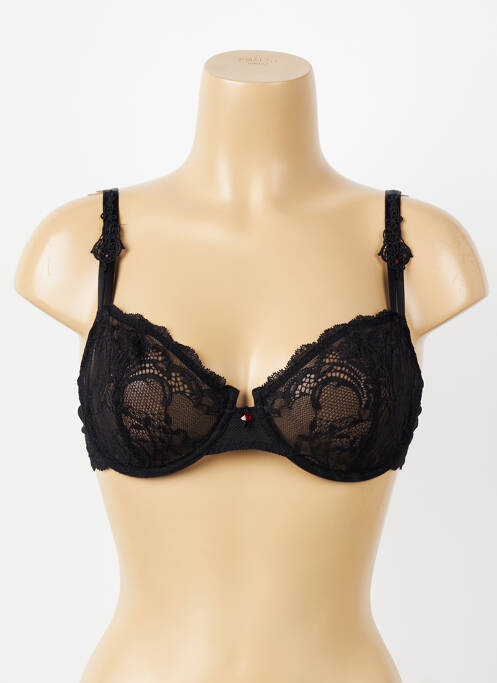 Soutien-gorge légère et transparente haut soutien-gorge emboitant noir LISE CHARMEL femme
