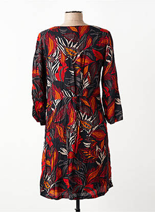 Robe courte manches 3/4 manches 3/4 noir NOMADS femme