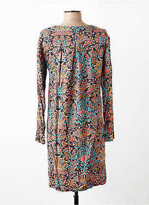 Robe courte manches longues manches longues noir NOMADS femme