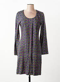 Robe mi-longue manches longues manches longues gris NOMADS femme