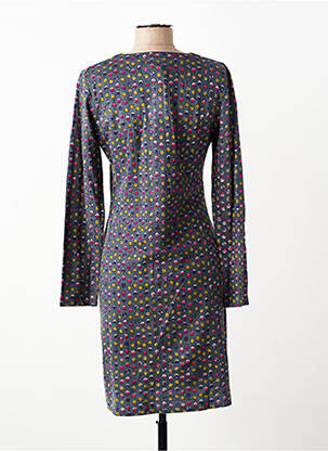 Robe mi-longue manches longues manches longues gris NOMADS femme