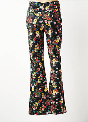 Pantalon flare taille haute taille haute noir WOW TO GO femme