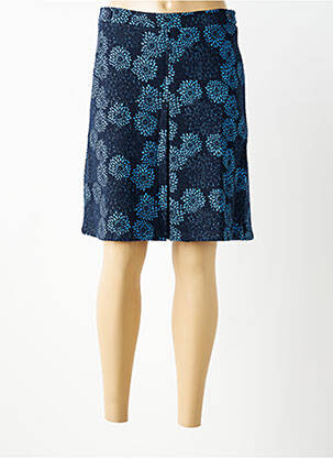 Jupe mi-longue stretch bleu WHO'S THAT GIRL femme