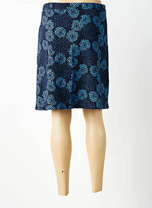 Jupe mi-longue stretch bleu WHO'S THAT GIRL femme