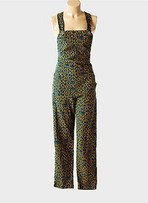 Salopette coupe cintrée fines bretelles bleu NOMADS femme