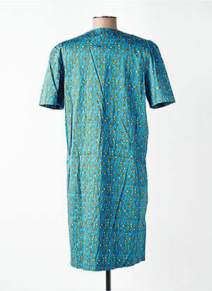 Robe mi-longue manches courtes manches courtes bleu WHO'S THAT GIRL femme