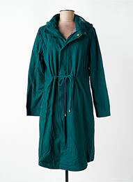 Parka manches longues a capuche vert NOMADS femme