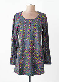 Tunique manches longues col rond gris NOMADS femme
