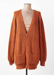 Gilet manches longues stretch orange WOW TO GO femme