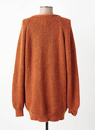 Gilet manches longues stretch orange WOW TO GO femme
