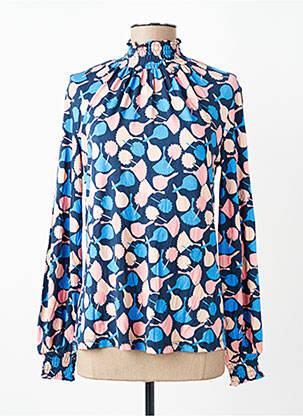 Top stretch manches longues bleu WOW TO GO femme