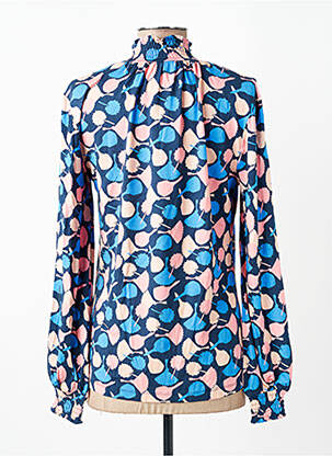 Top stretch manches longues bleu WOW TO GO femme