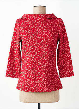 Top tissage jersey manches 3/4 rouge WHO'S THAT GIRL femme