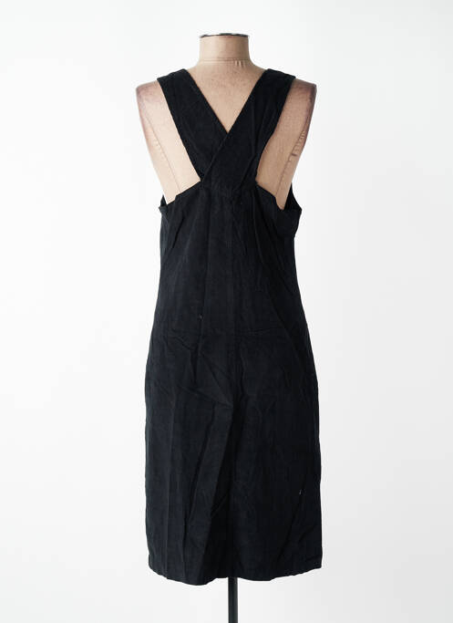 Robe mi-longue coupe cintrée fines bretelles noir NOMADS femme