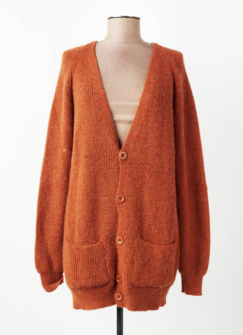 Gilet manches longues stretch orange WOW TO GO femme